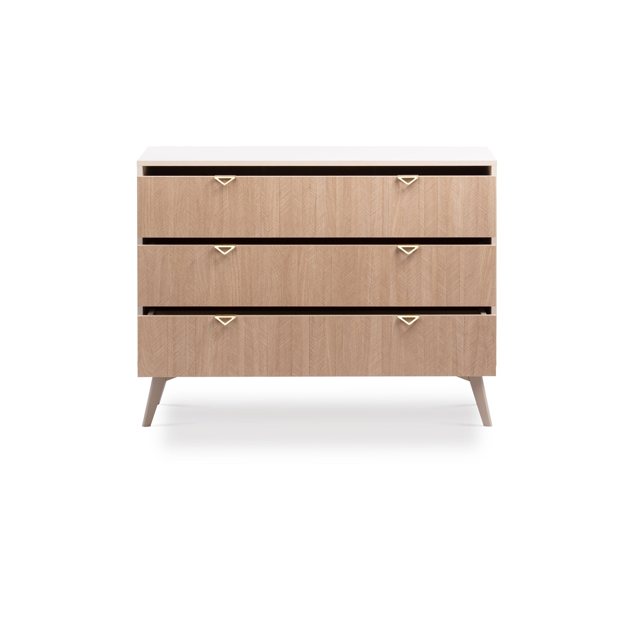 Komoda z szufladami 106x80 w stylu japandi | Mandala