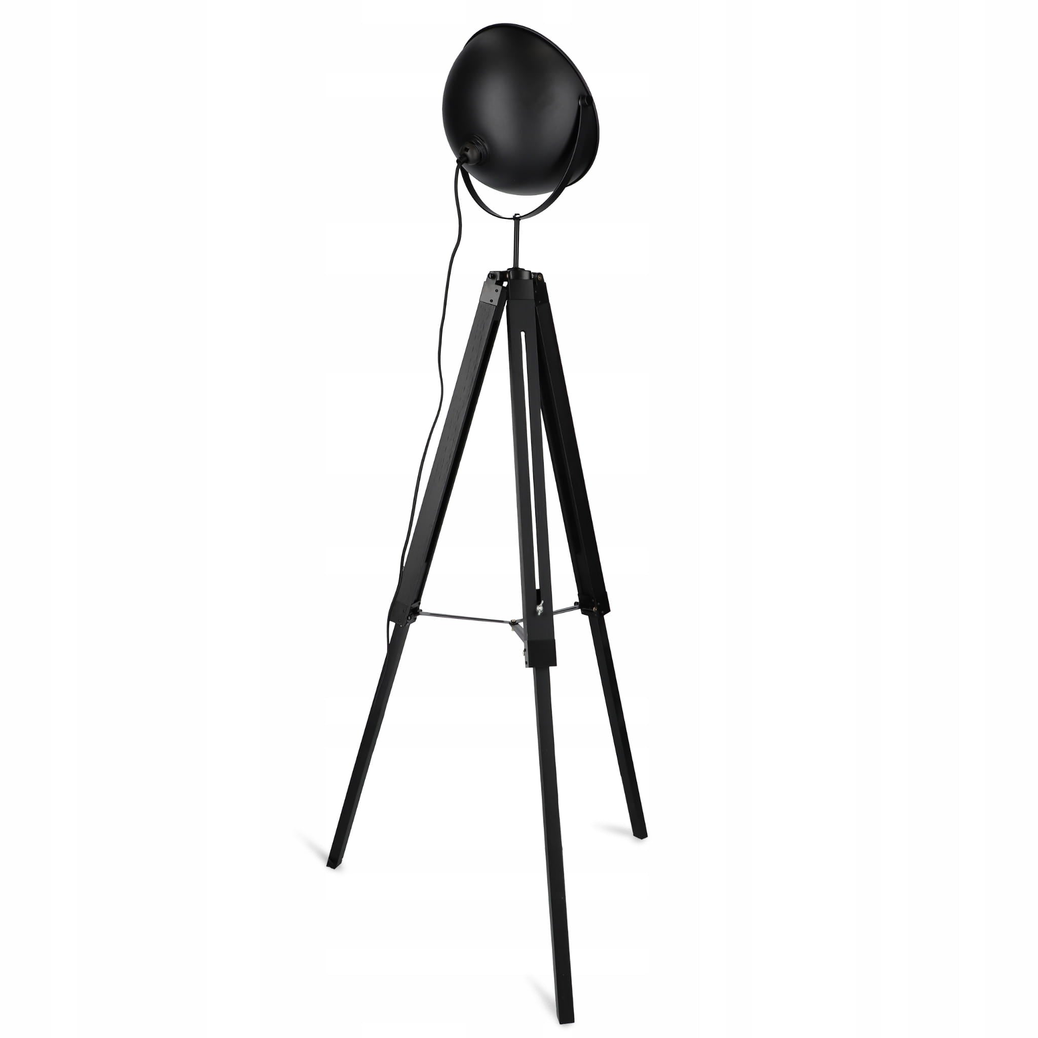 Lampa podłogowa reflektor na trójnogu w stylu retro | Reflecto