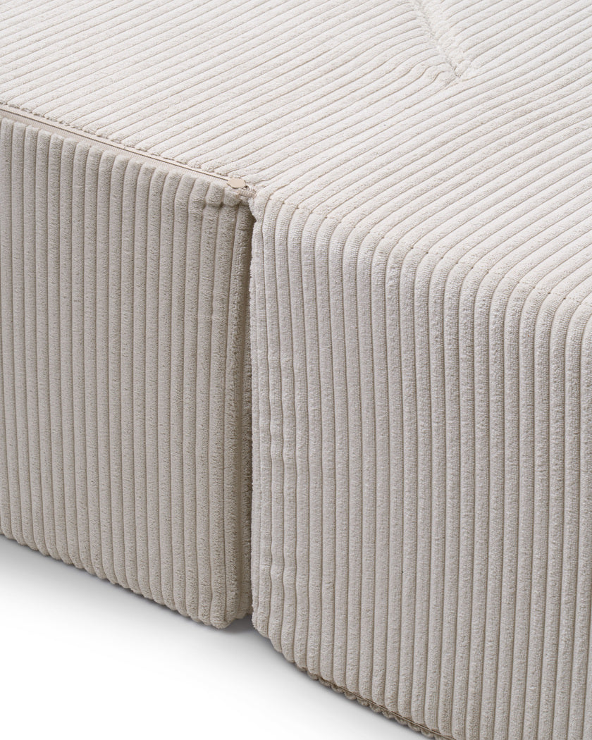 Sofa piankowa wolnostojąca 200 cm z funkcją spania w stylu japandi | Kamelia
