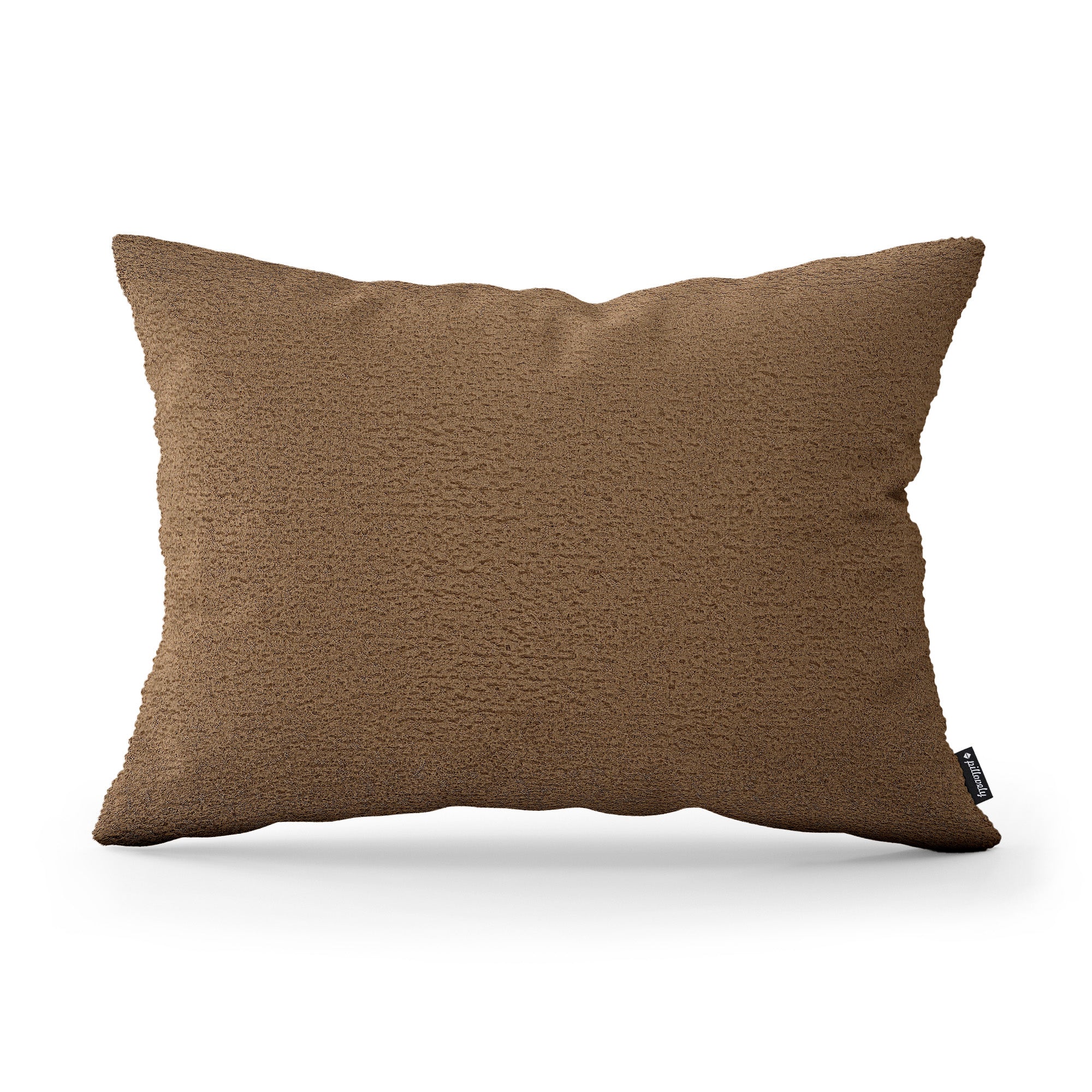 Poduszka dekoracyjna 40×55 cm w stylu hygge i scandi, tkanina Coral | Baranek Orzechowa Terra (CORAL 40)