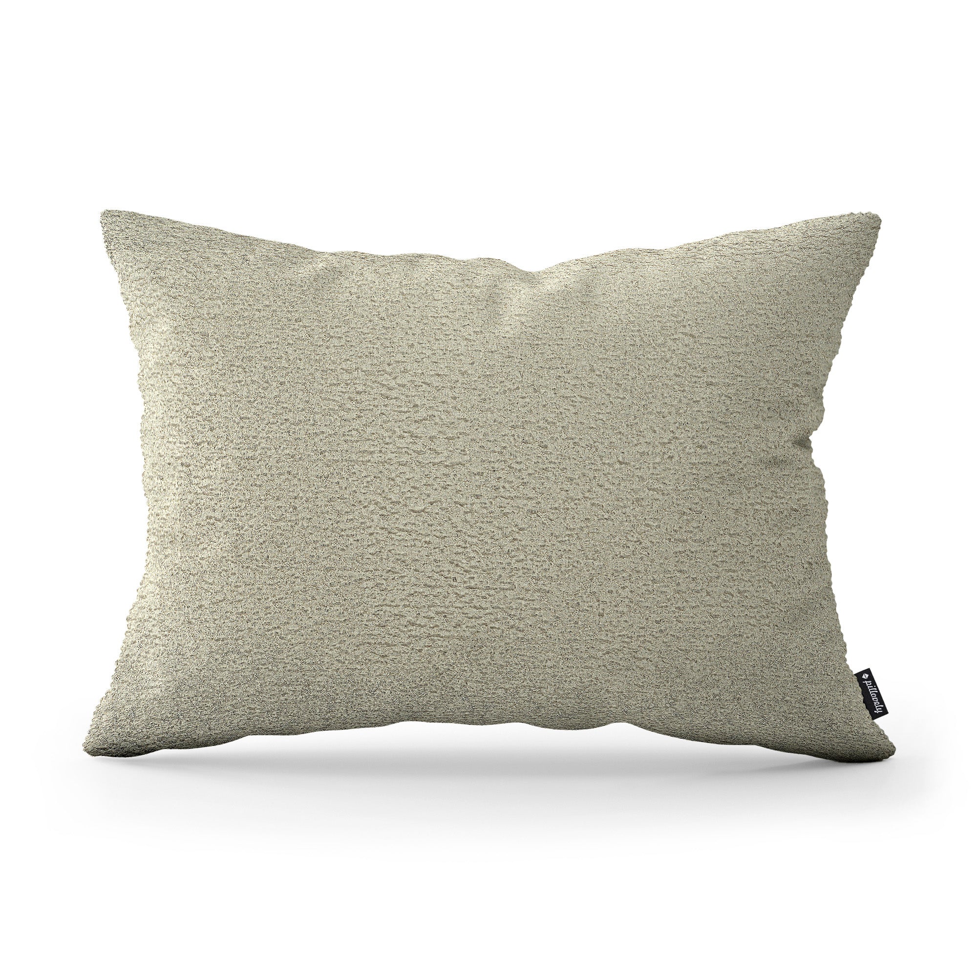 Poduszka dekoracyjna 40×55 cm w stylu hygge i scandi, tkanina Coral | Baranek Popielista Ochra (CORAL 85)