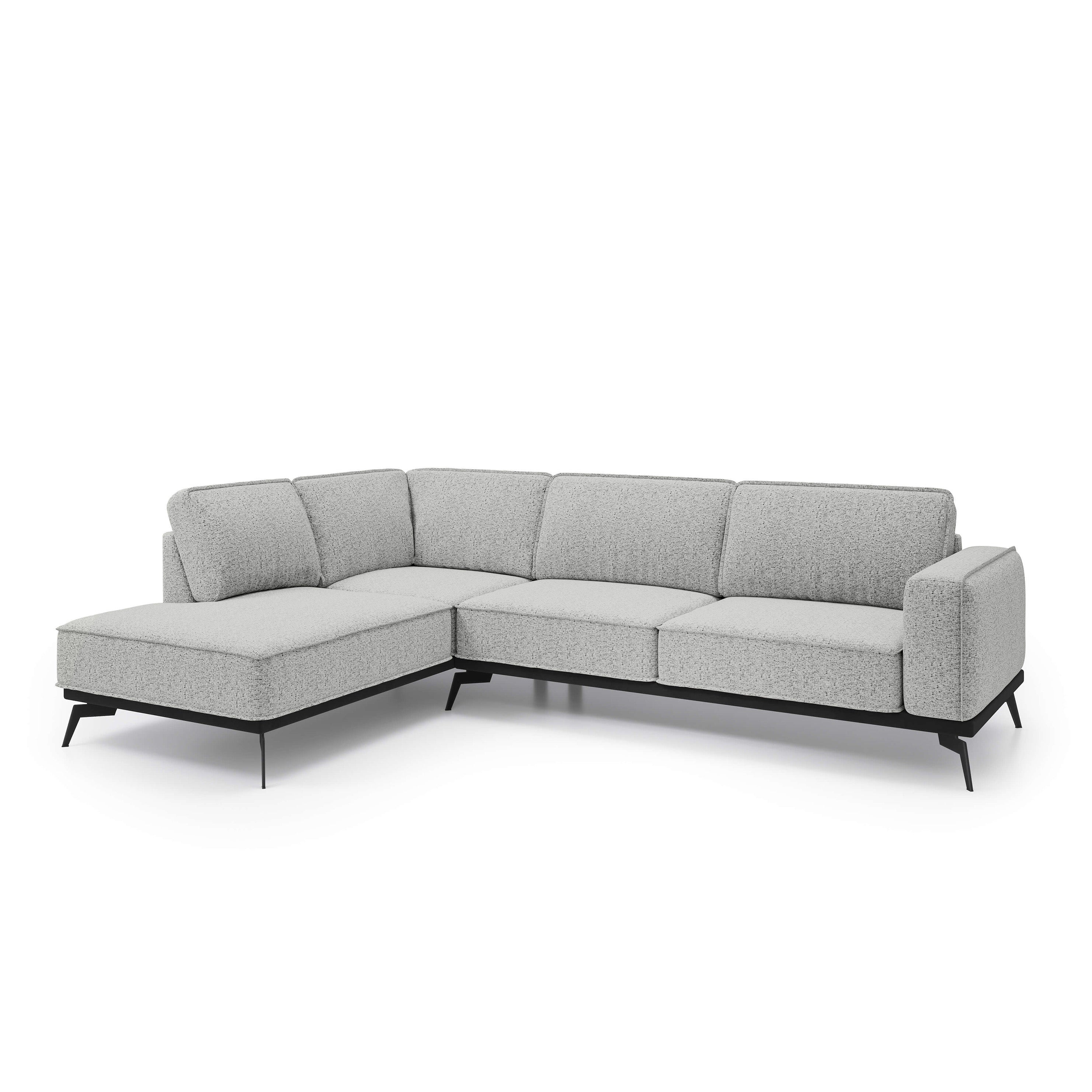 Narożnik Premium 293 cm w stylu nowoczesnym | Rosalia Lewostronna Chłodny Taupe (ARAGON 80)