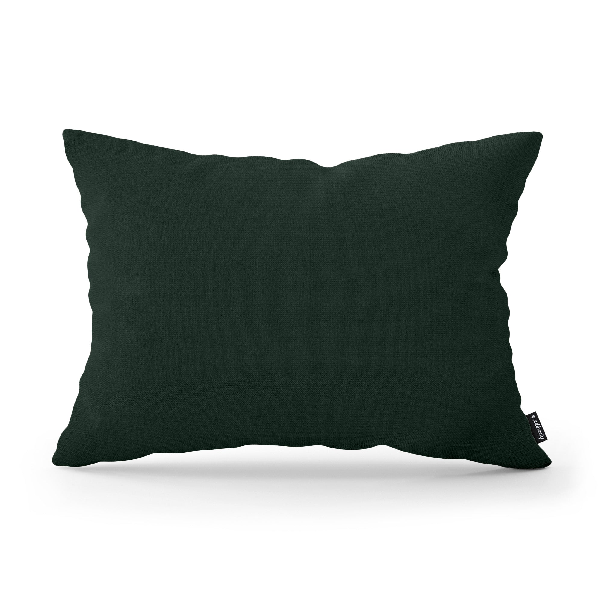 Poduszka dekoracyjna 40×55 cm w stylu modern i scandi, tkanina Kronos | Gładka Ciemny Eukaliptus (KRONOS 14)