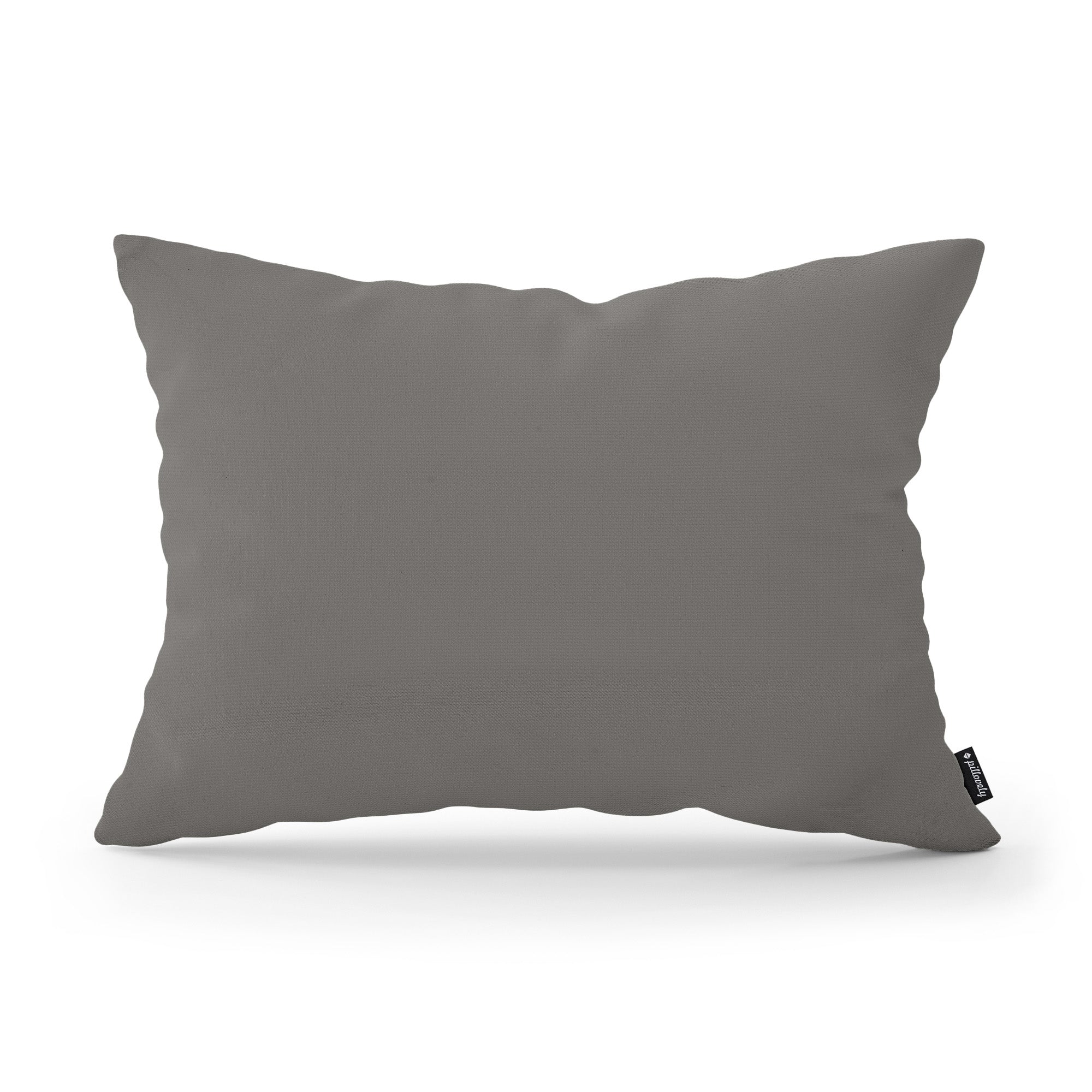 Poduszka dekoracyjna 40×55 cm w stylu modern i scandi, tkanina Kronos | Gładka Mglisty Taupe (KRONOS 15)
