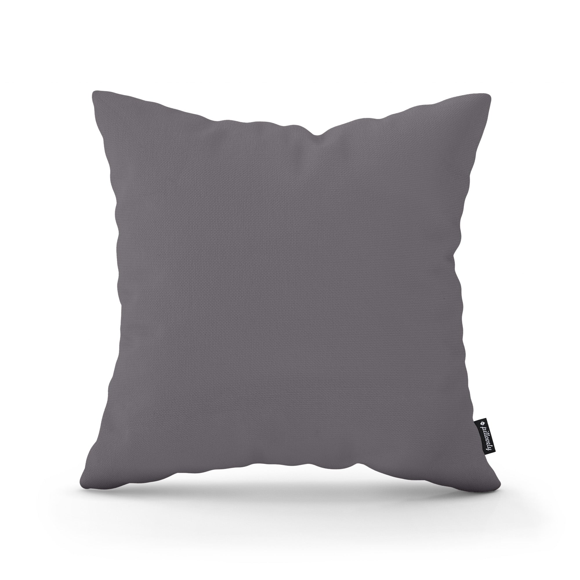 Poduszka dekoracyjna 45×45 cm w stylu minimalistycznym | Gładka Szary Melanż (KRONOS 22)