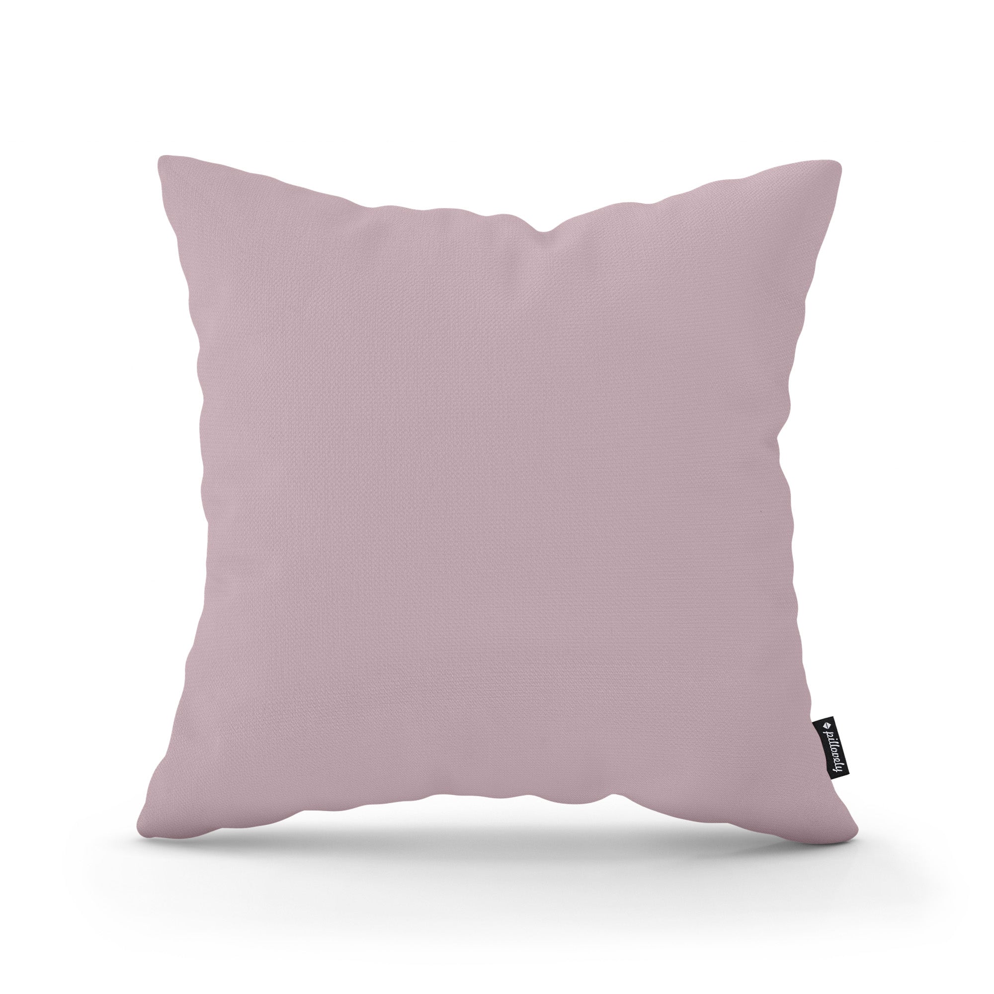 Poduszka dekoracyjna 45×45 cm w stylu minimalistycznym | Gładka Różana Mgła (KRONOS 27)