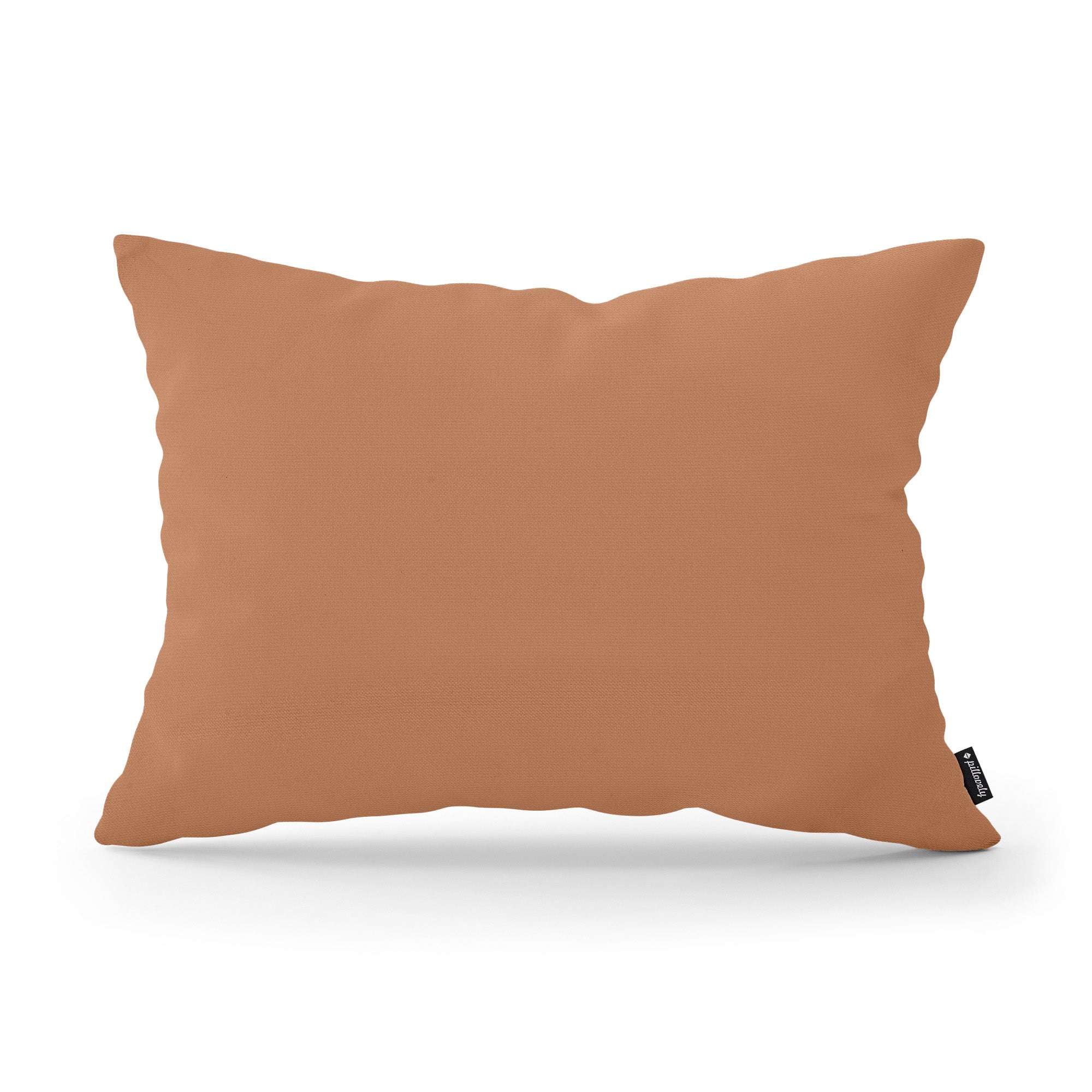 Poduszka dekoracyjna 40×55 cm w stylu modern i scandi, tkanina Kronos | Gładka Jesienna Sepia (KRONOS 41)