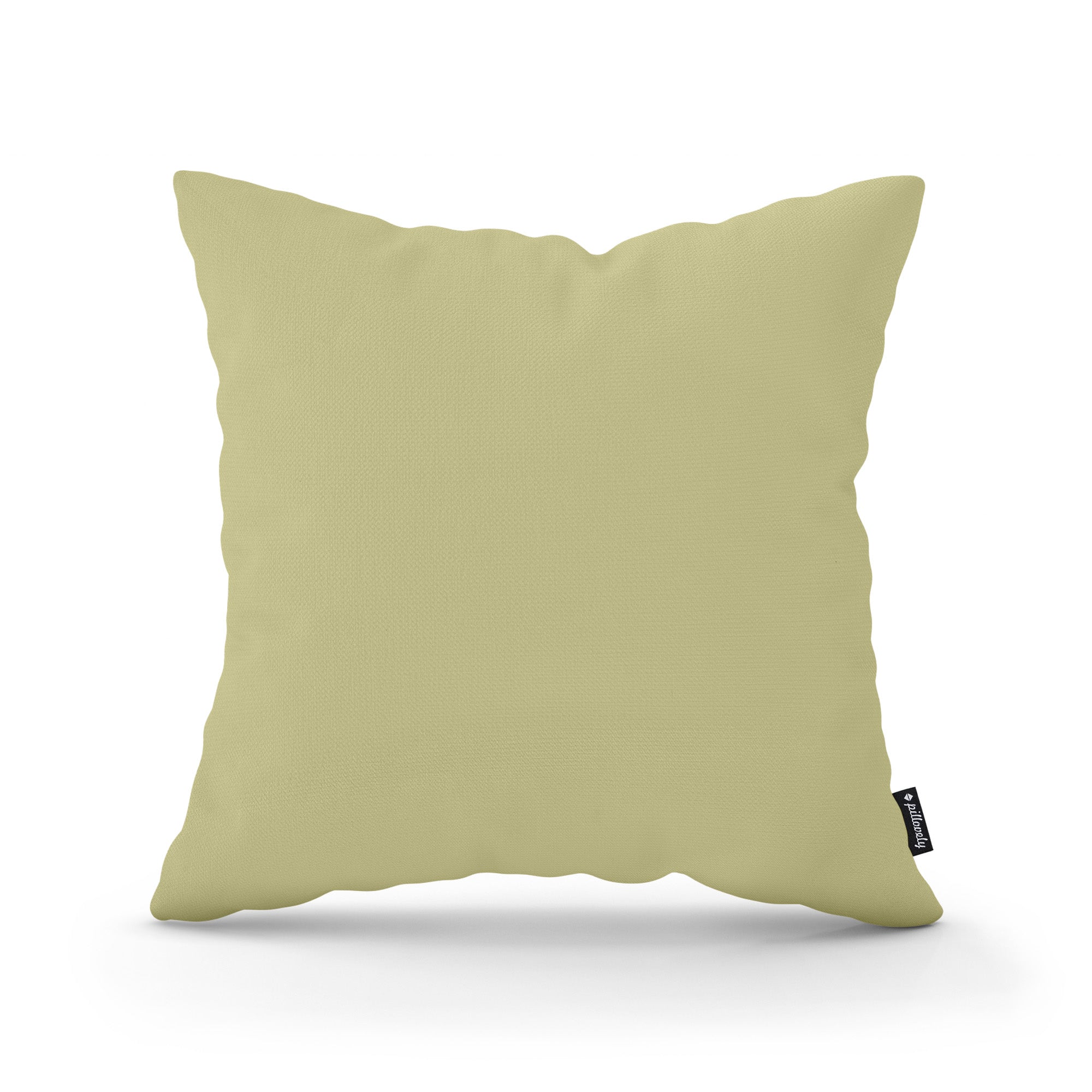 Poduszka dekoracyjna 45×45 cm w stylu minimalistycznym | Gładka Beżowy Popiół (KRONOS 44)