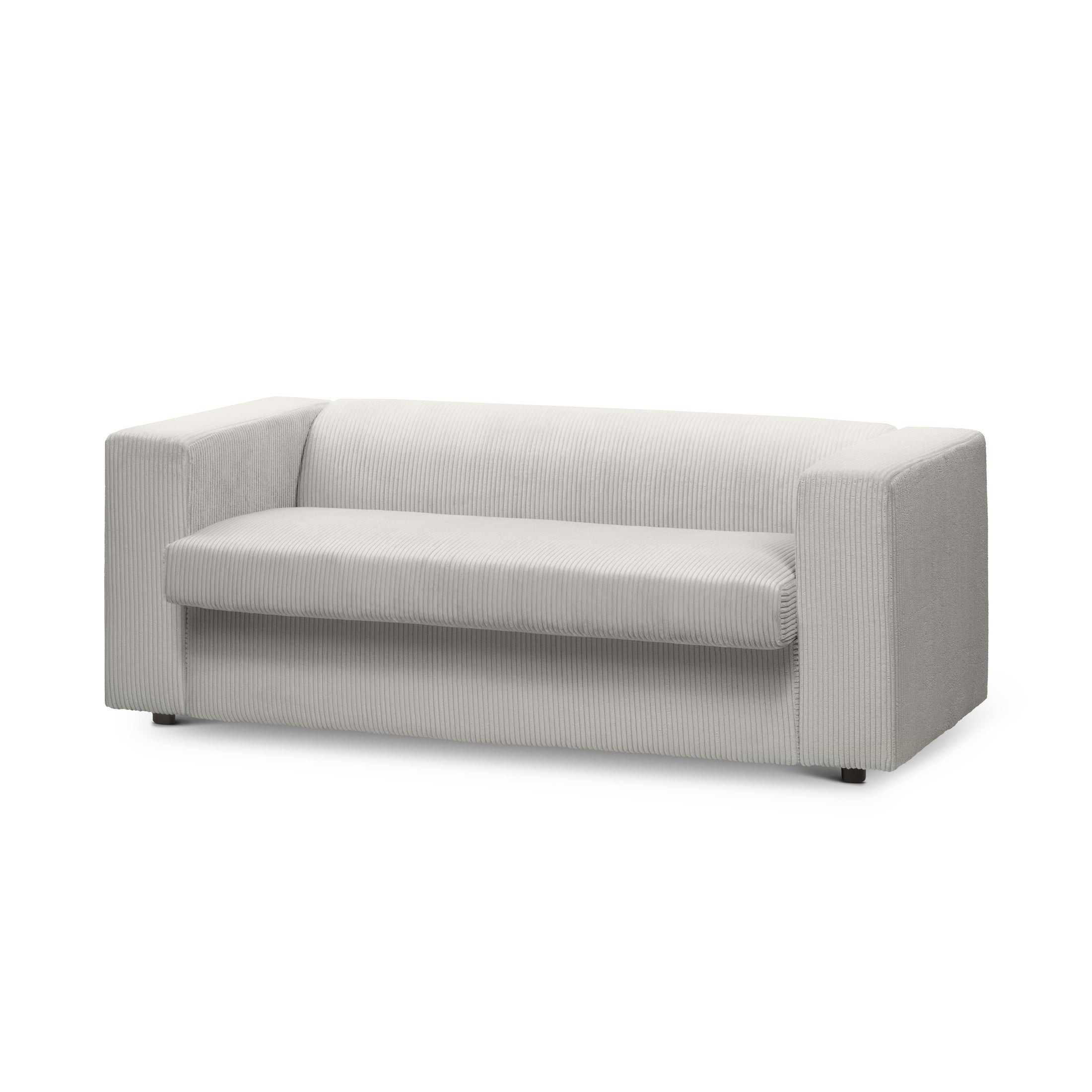 Sofa 2-osobowa z funkcją spania 174 cm | July Lniany Krem (POSO 100)