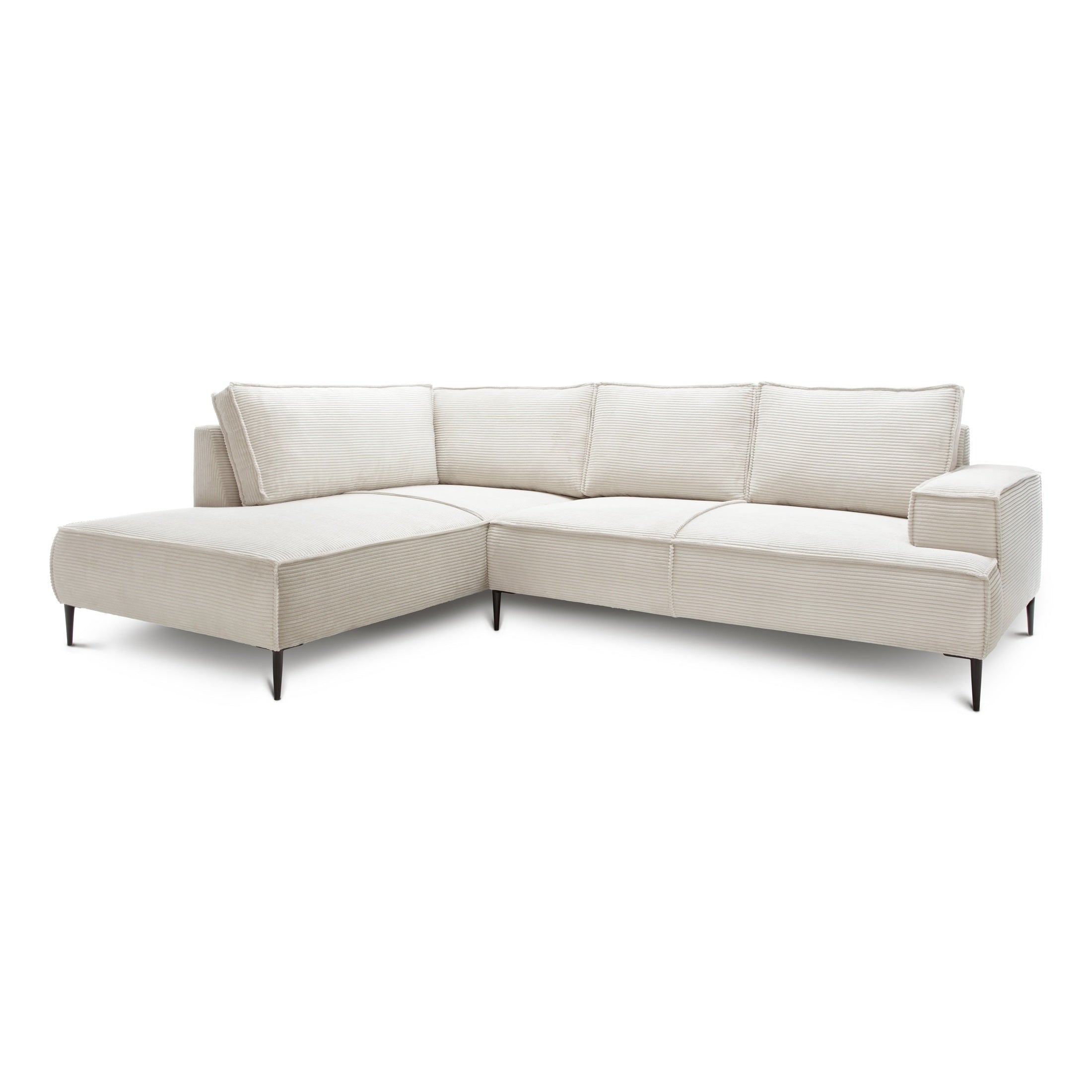 Narożnik 4-osobowy 275 cm | May Porcelanowy Beż (POSO 38) Lewostronny