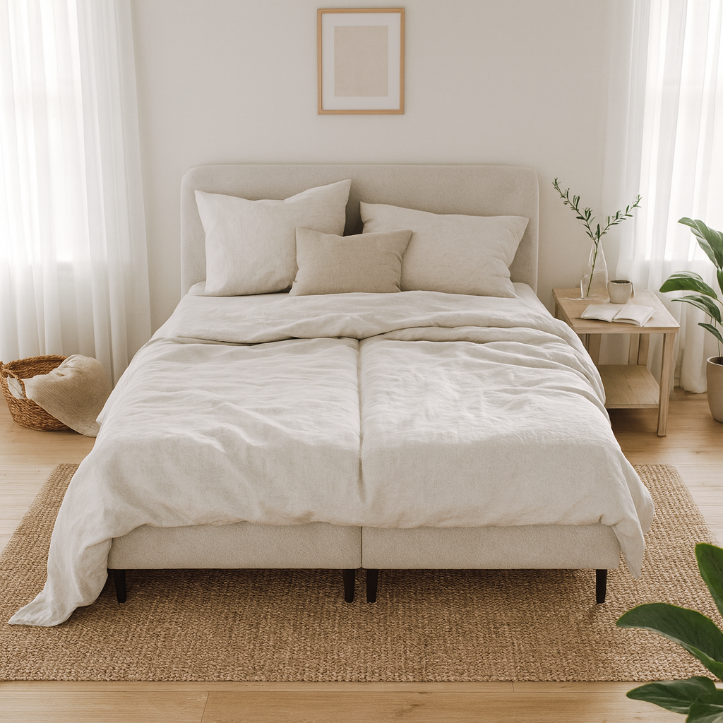 Łóżko Kontynentalne z Pojemnikiem Anemon