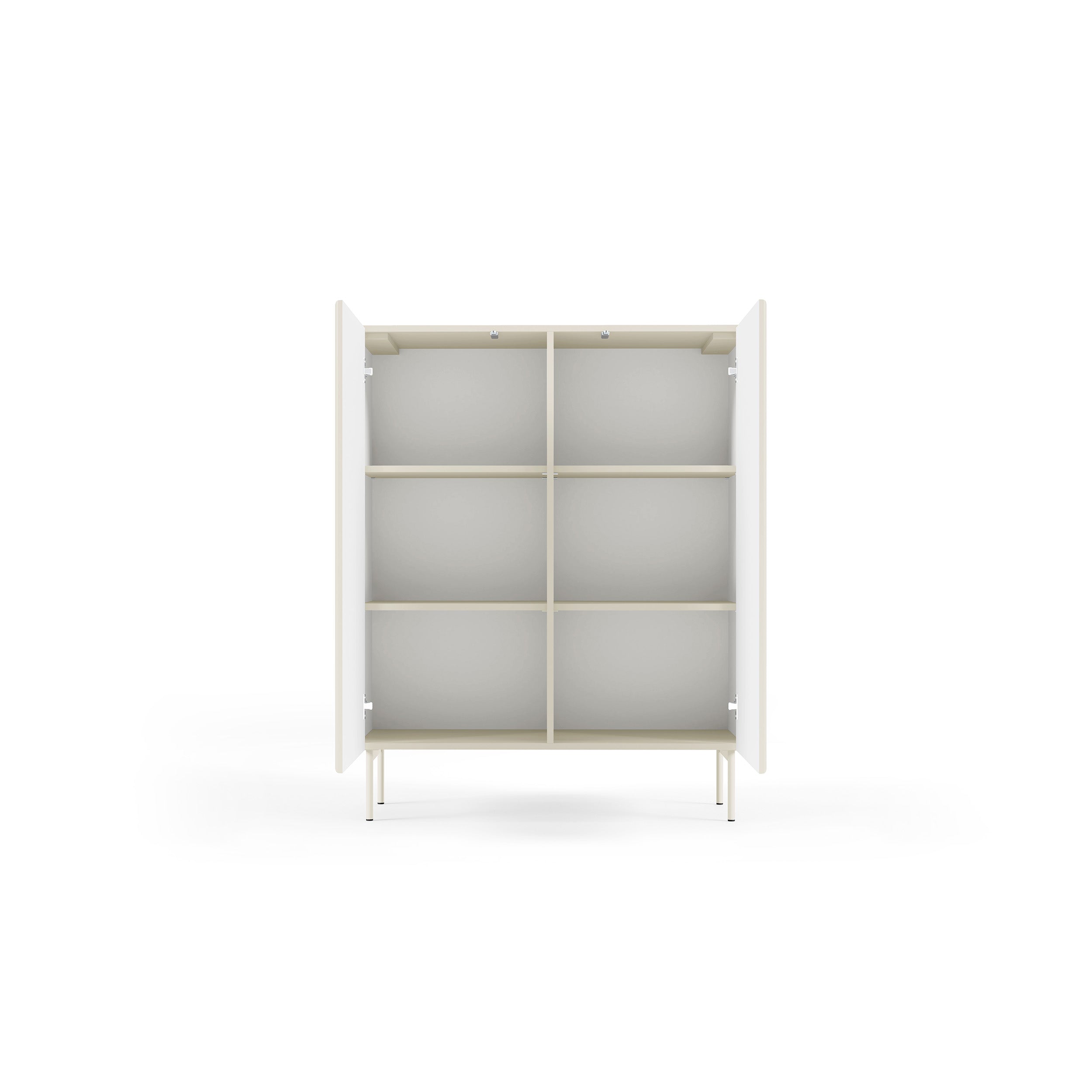 Komoda wysoka z drzwiami 99x123 w stylu nowoczesnym | MuzZI