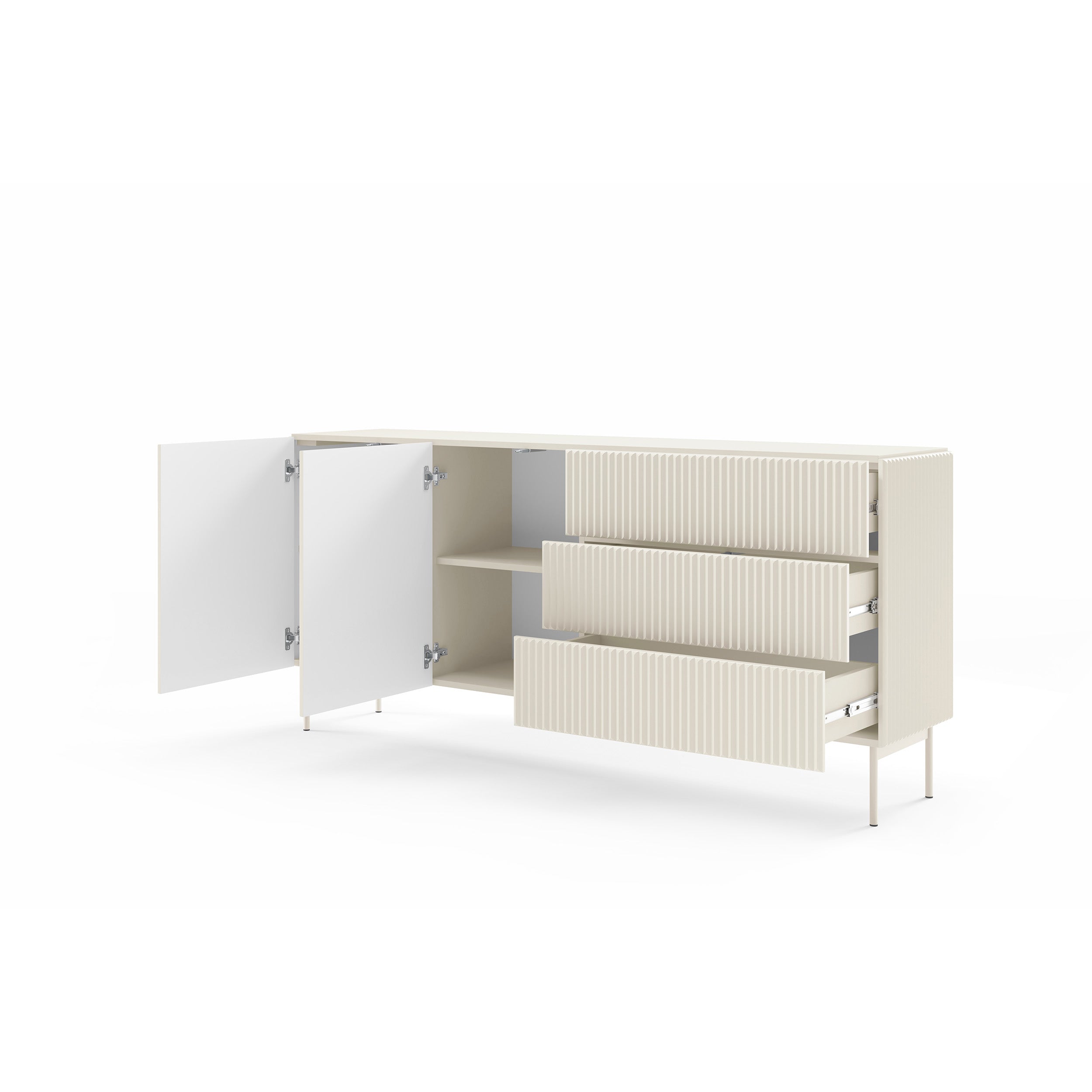 Komoda z drzwiami i szufladami 177x81 w stylu nowoczesnym | MuzZI