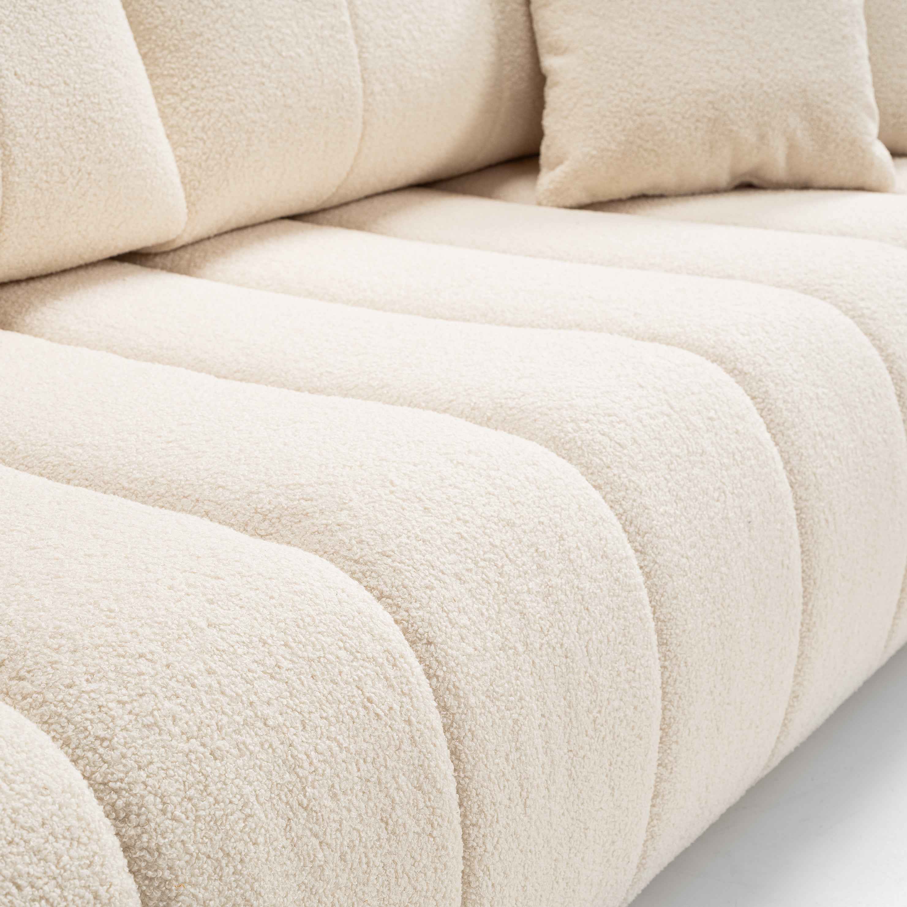 Sofa 3-osobowa z funkcją spania 144x200 w stylu skandynawskim | BALOA