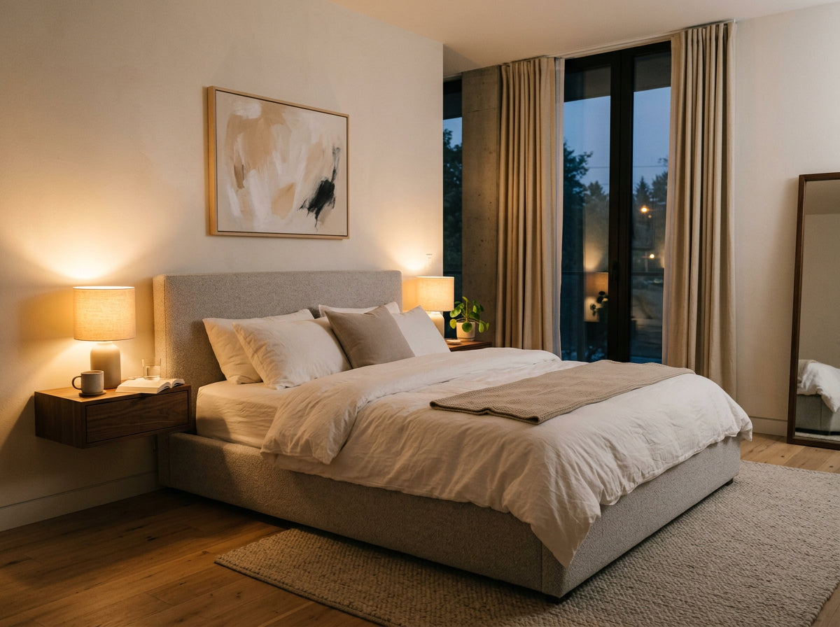 Schlafzimmer einrichten – moderne Ideen und praktische Tipps für eine ruhige und erholsame Schlafatmosphäre