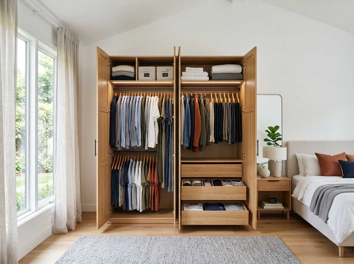 Wardrobe Ideas – How to Choose and Organise the Ideal Bedroom Wardrobe