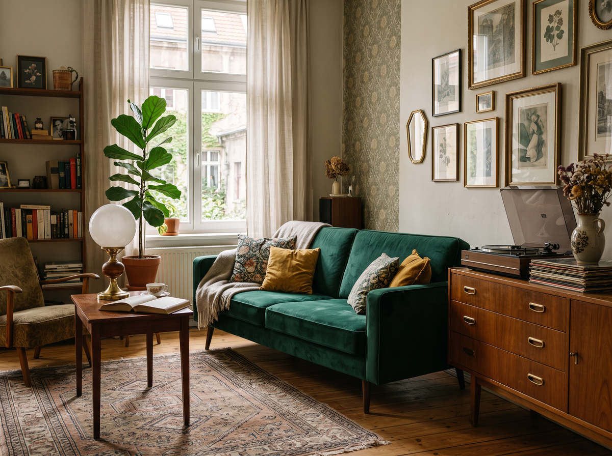 Styl vintage we wnętrzach - co to jest i jak urządzić mieszkanie z duszą retro?