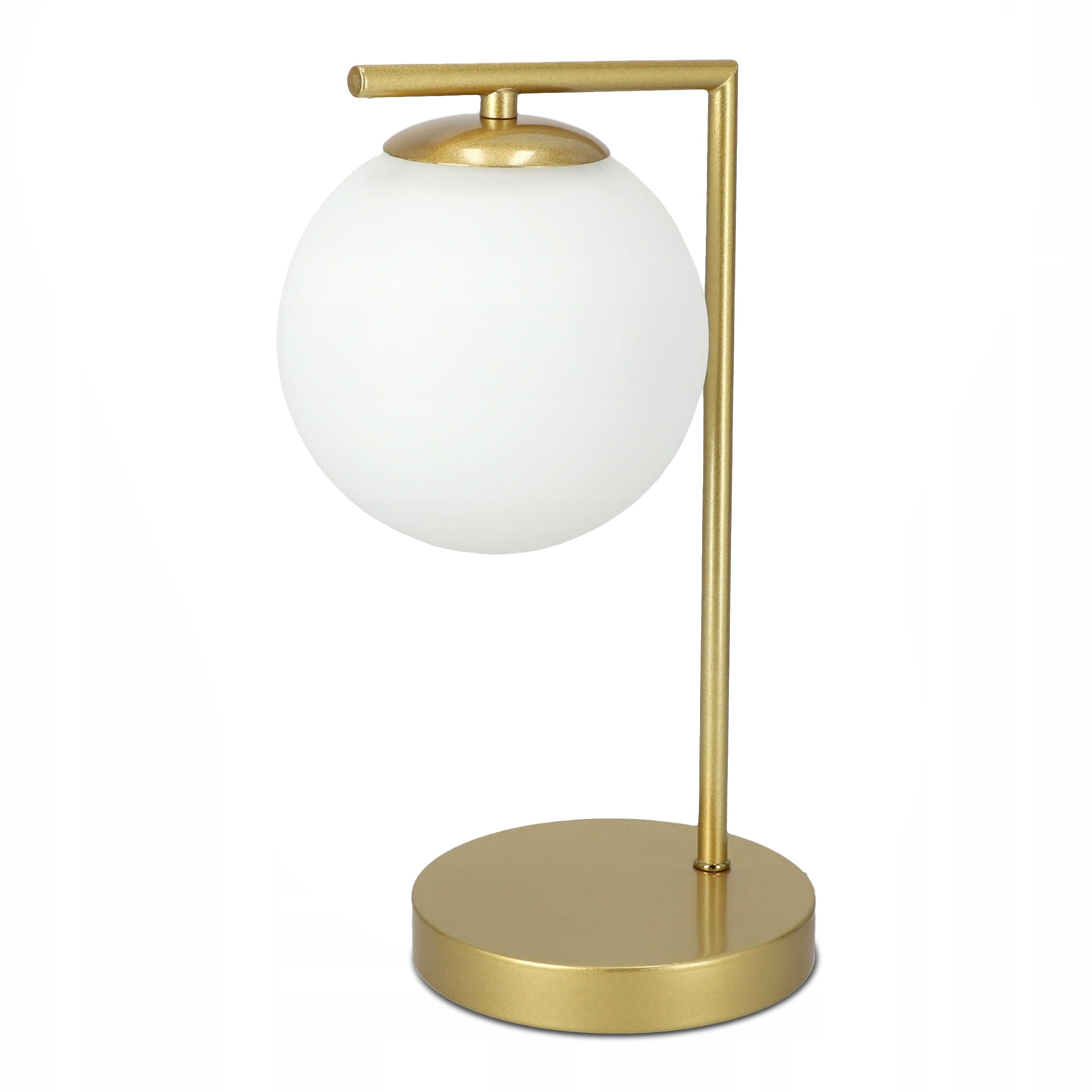 Lampka biurkowa z szklaną kulą w stylu eleganckim | Orbitella