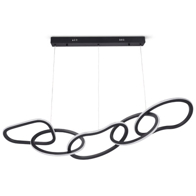 Lampa wisząca LED z falującą konstrukcją w stylu nowoczesnym | Katena