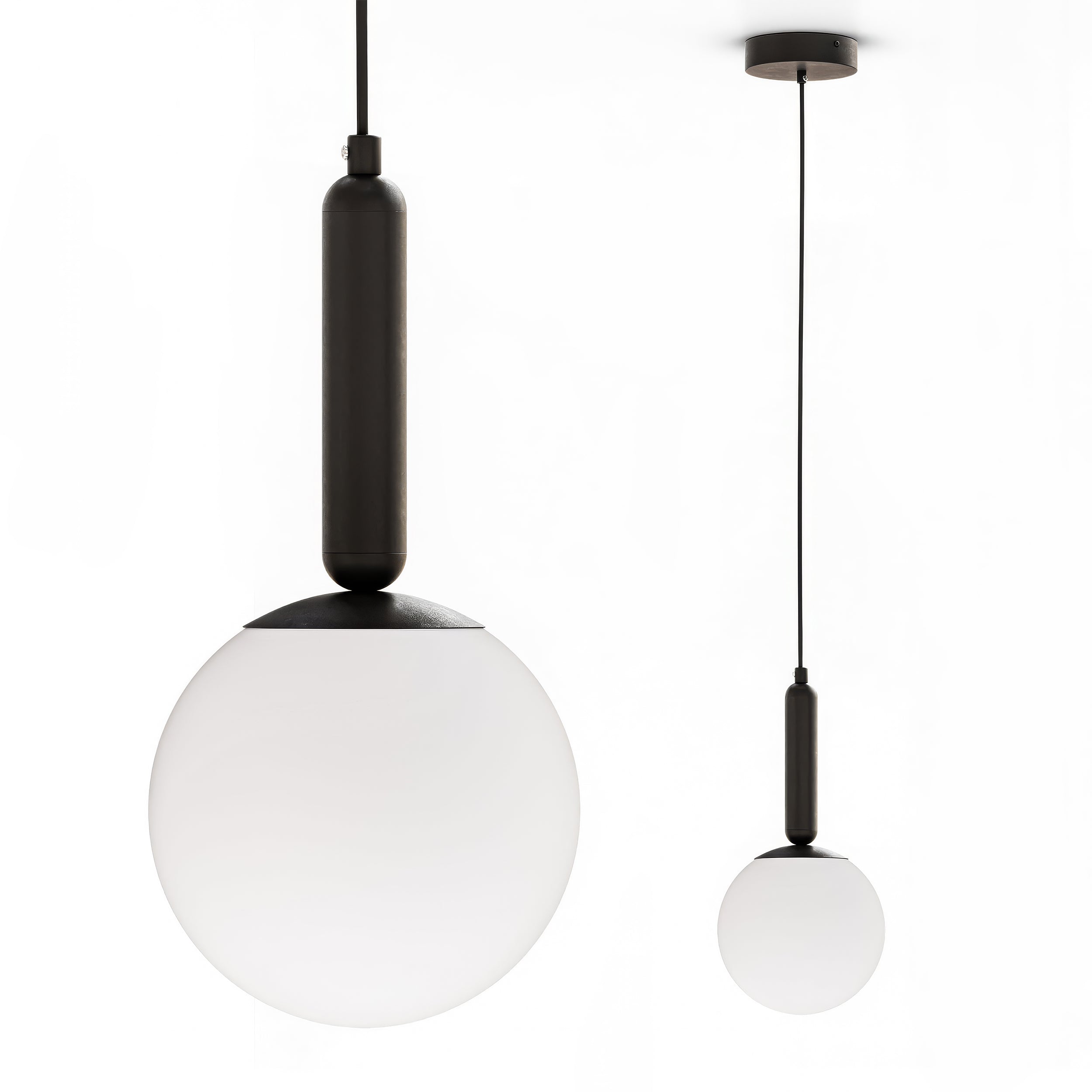 Lampa wisząca z kulą w stylu loftowym | Obal