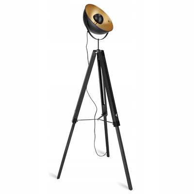 Lampa podłogowa reflektor na trójnogu w stylu retro | Reflecto