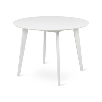 Okrągły stół do jadalni 105x76 w stylu skandynawskim | Krel Czysta Biel