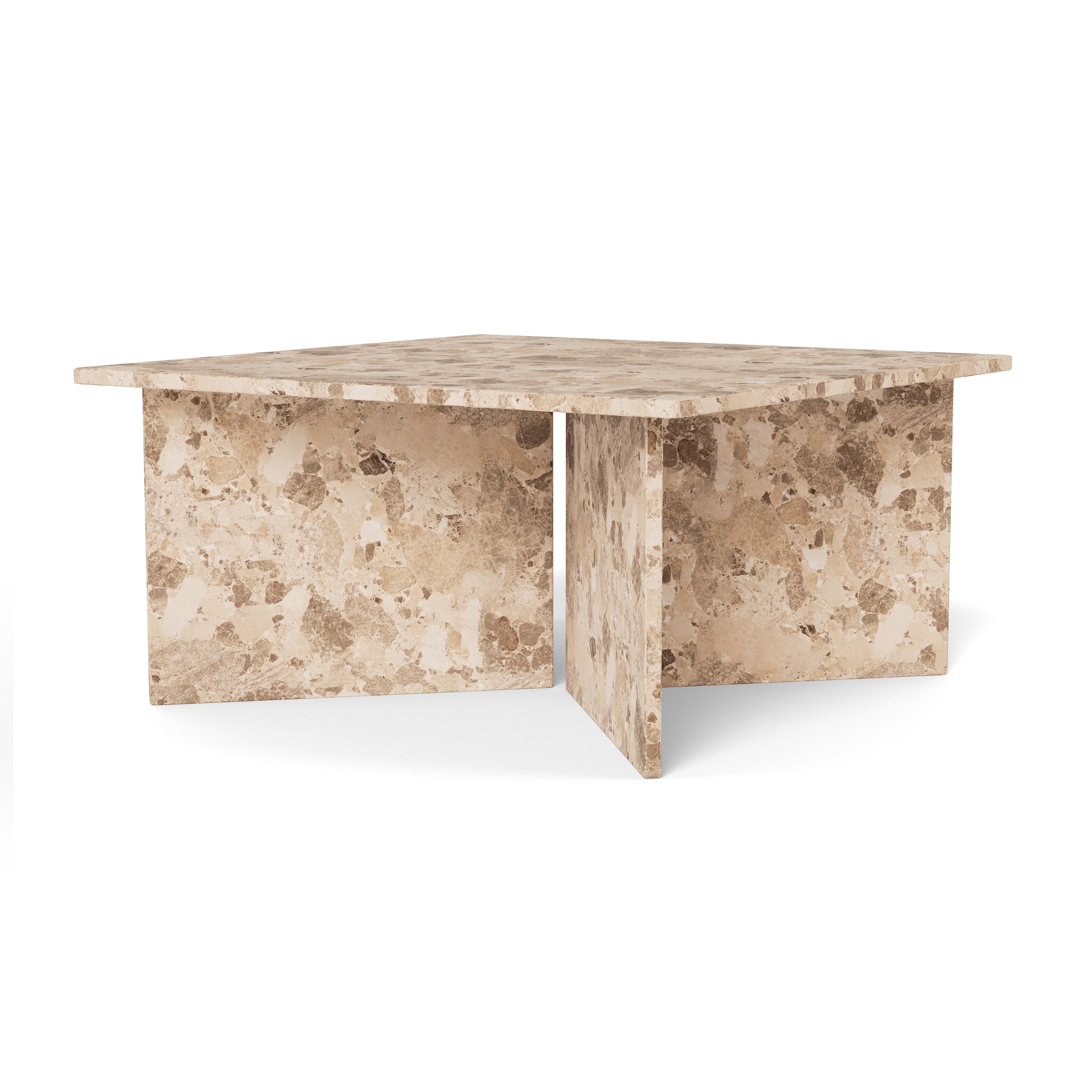 Stolik kawowy Plaris 90x42 Beżowy Marmur