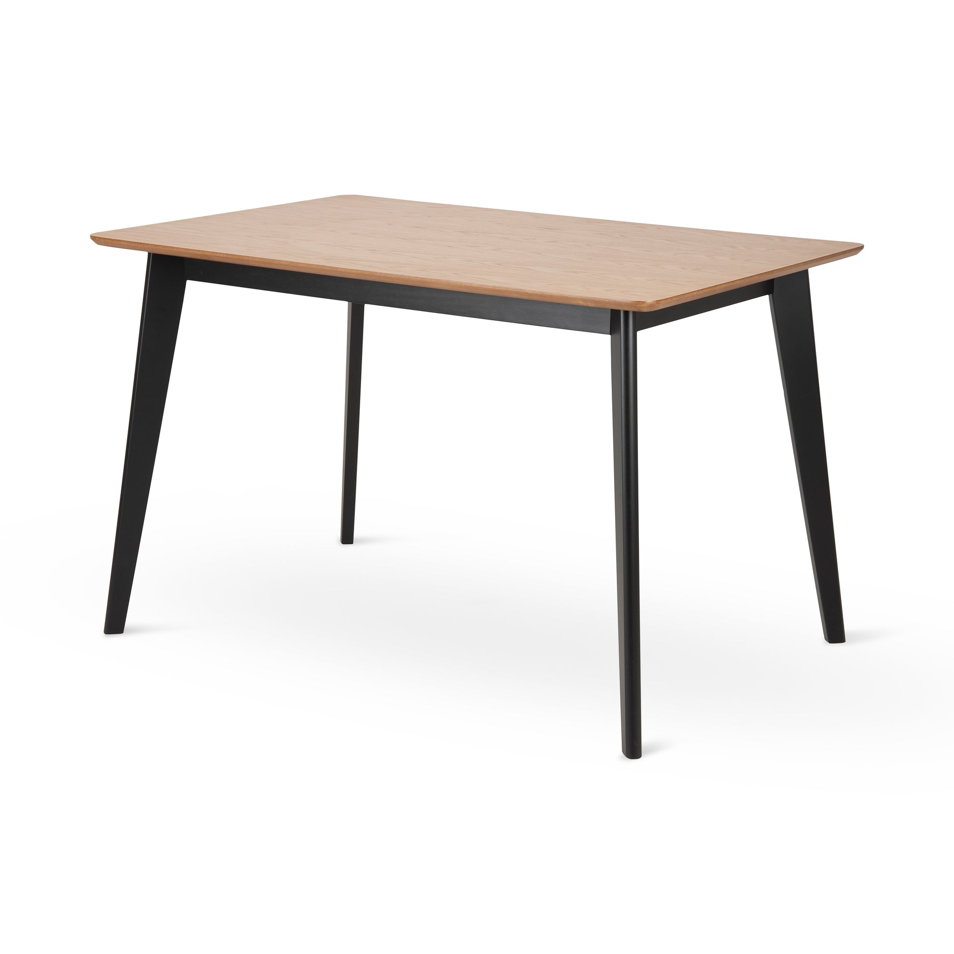 Stół do jadalni 120x80 w stylu skandynawskim - drewniany blat, matowe wykończenie | Krel