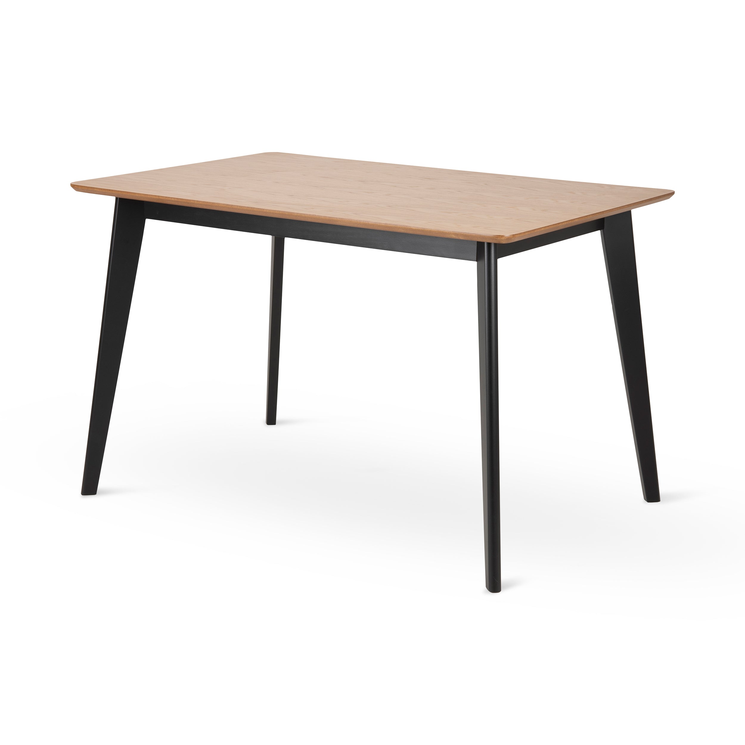 Stół do jadalni 120x80 w stylu skandynawskim - drewniany blat, matowe wykończenie | Krel