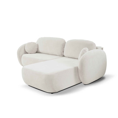 Narożnik z funkcją spania DL 248 cm w stylu nowoczesnym, tkanina Aragon | OLEMO