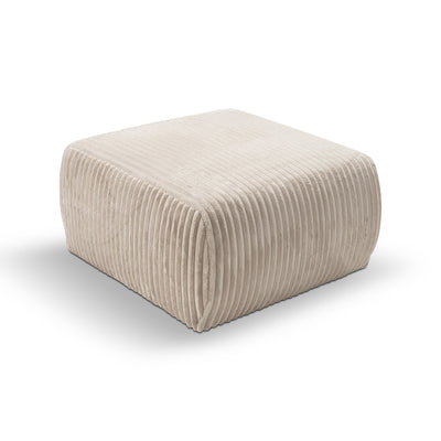 Pufa Alloro tapicerowana 82x41 w stylu vintage – widok pod kątem | Pillovely