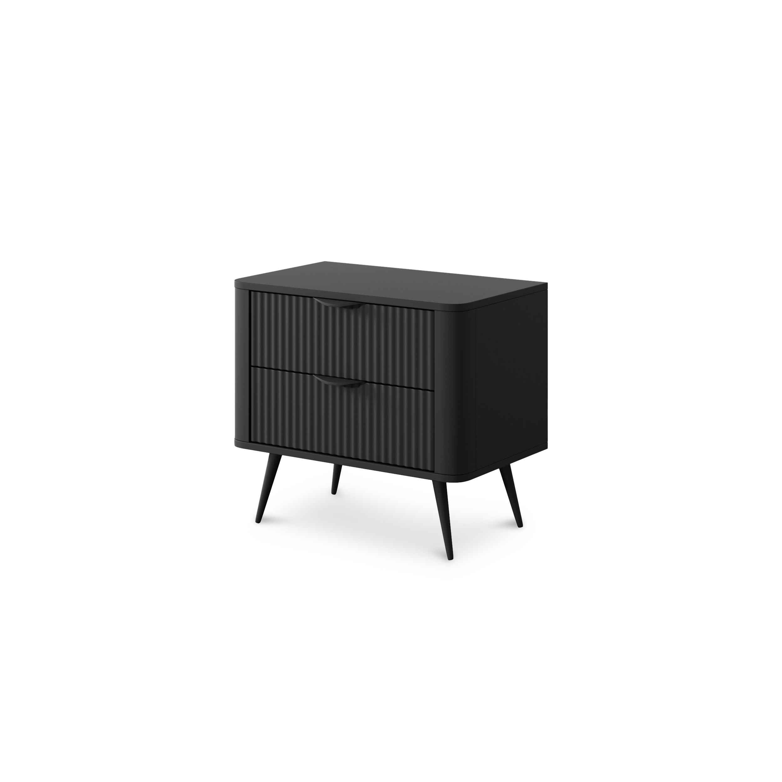 Szafka nocna Laanti 63x55 Czarny