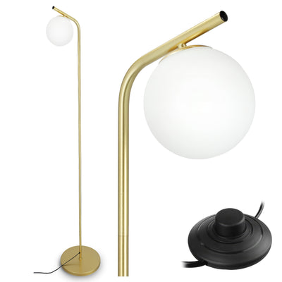 Lampa podłogowa z kulą w stylu nowoczesnym | Orbitella