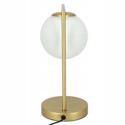 Lampka biurkowa z szklaną kulą w stylu eleganckim | Orbitella