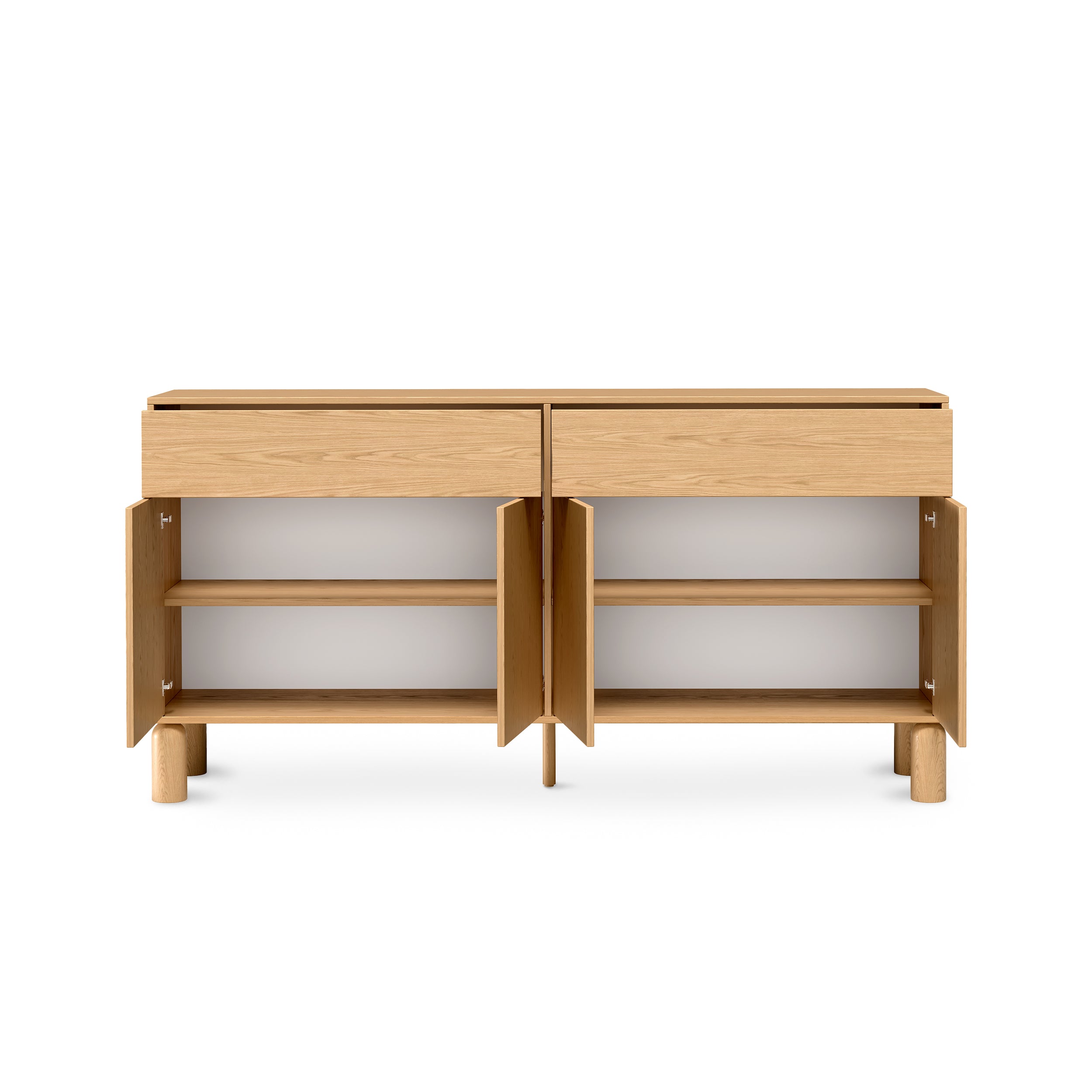 Komoda 4-drzwiowa 180x92 w stylu skandynawskim | FJORD