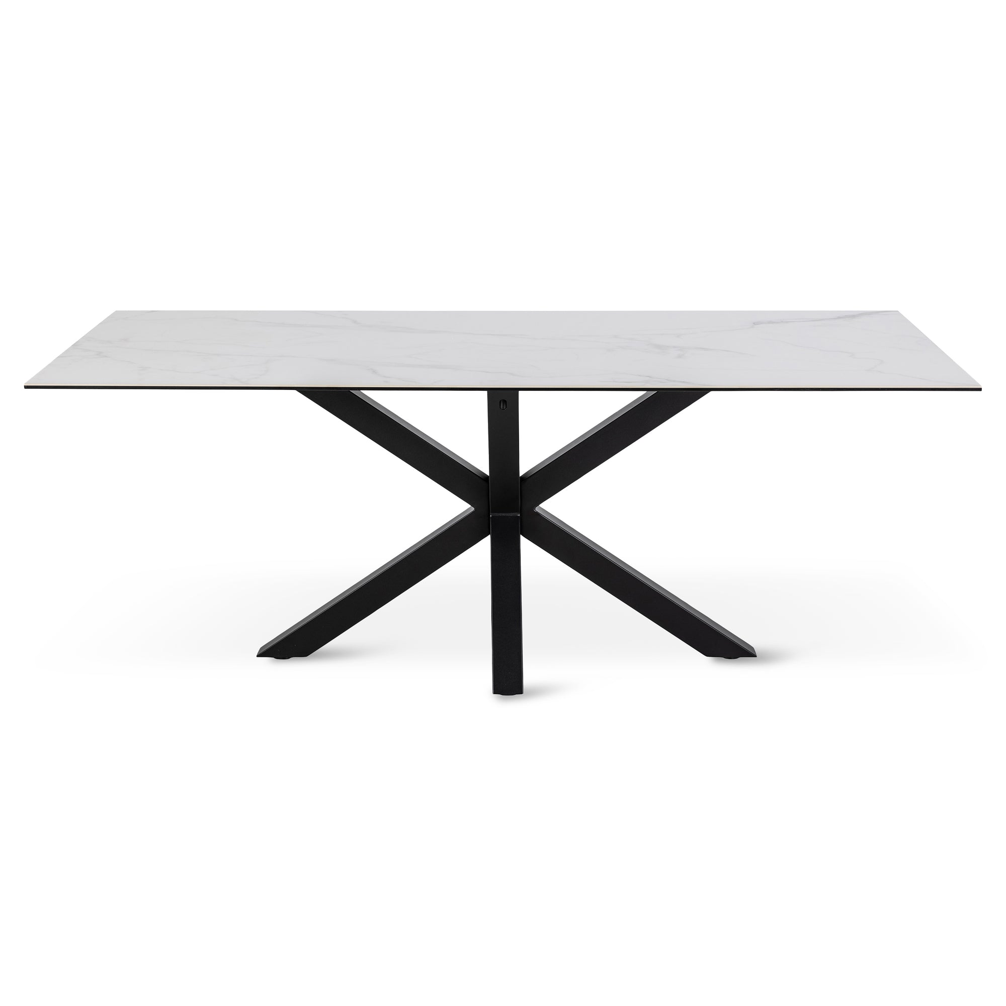 Stół do jadalni 200x76 w stylu nowoczesnym - elegancki blat ceramiczny, metalowa podstawa, 4 warianty kolorystyczne| Oryss