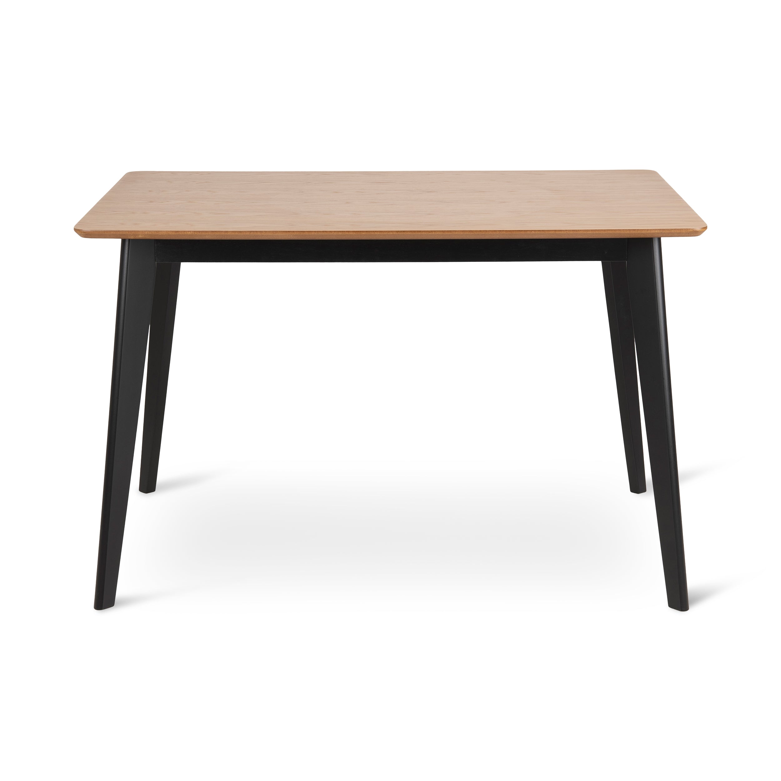 Stół do jadalni 120x80 w stylu skandynawskim - drewniany blat, matowe wykończenie | Krel