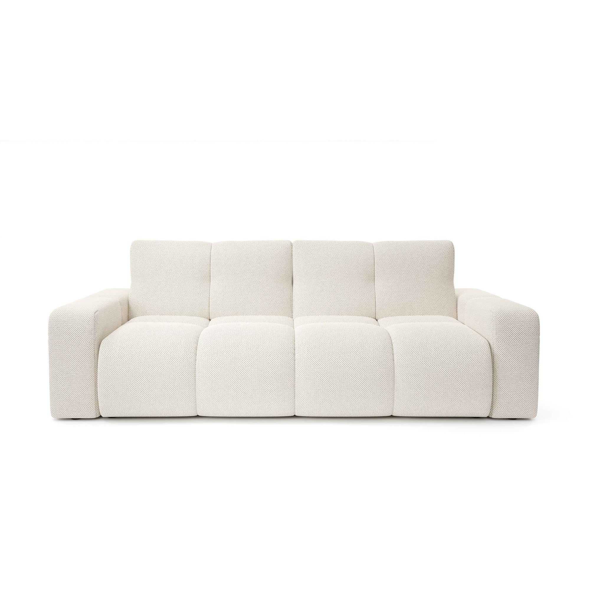 Sofa 3-osobowa z funkcją spania 149x200 z pojemnikiem w stylu nowoczesnym – automat wspomagający | SOSO