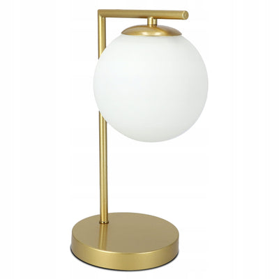 Lampka biurkowa z szklaną kulą w stylu eleganckim | Orbitella