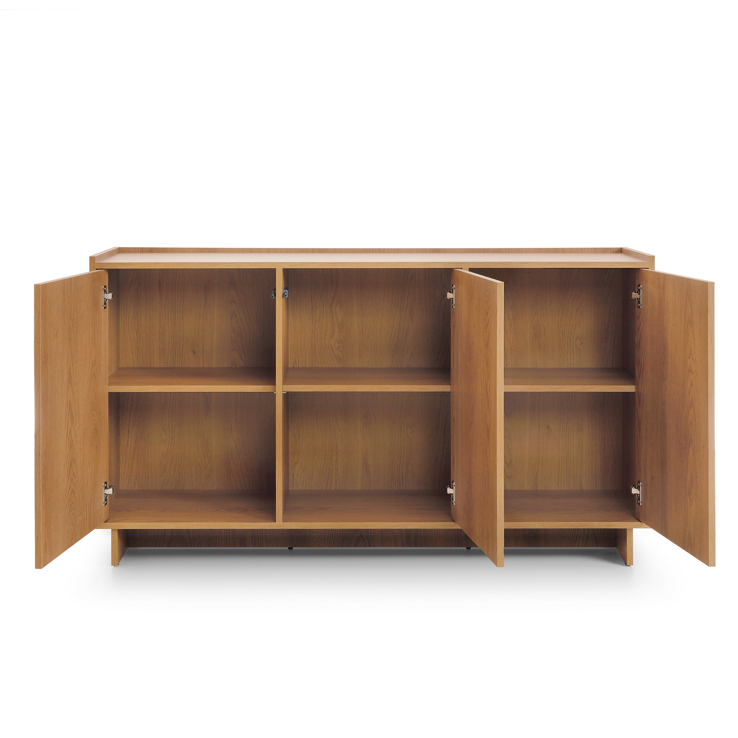 Komoda z półkami 147x82 w stylu japandi | Kiyro