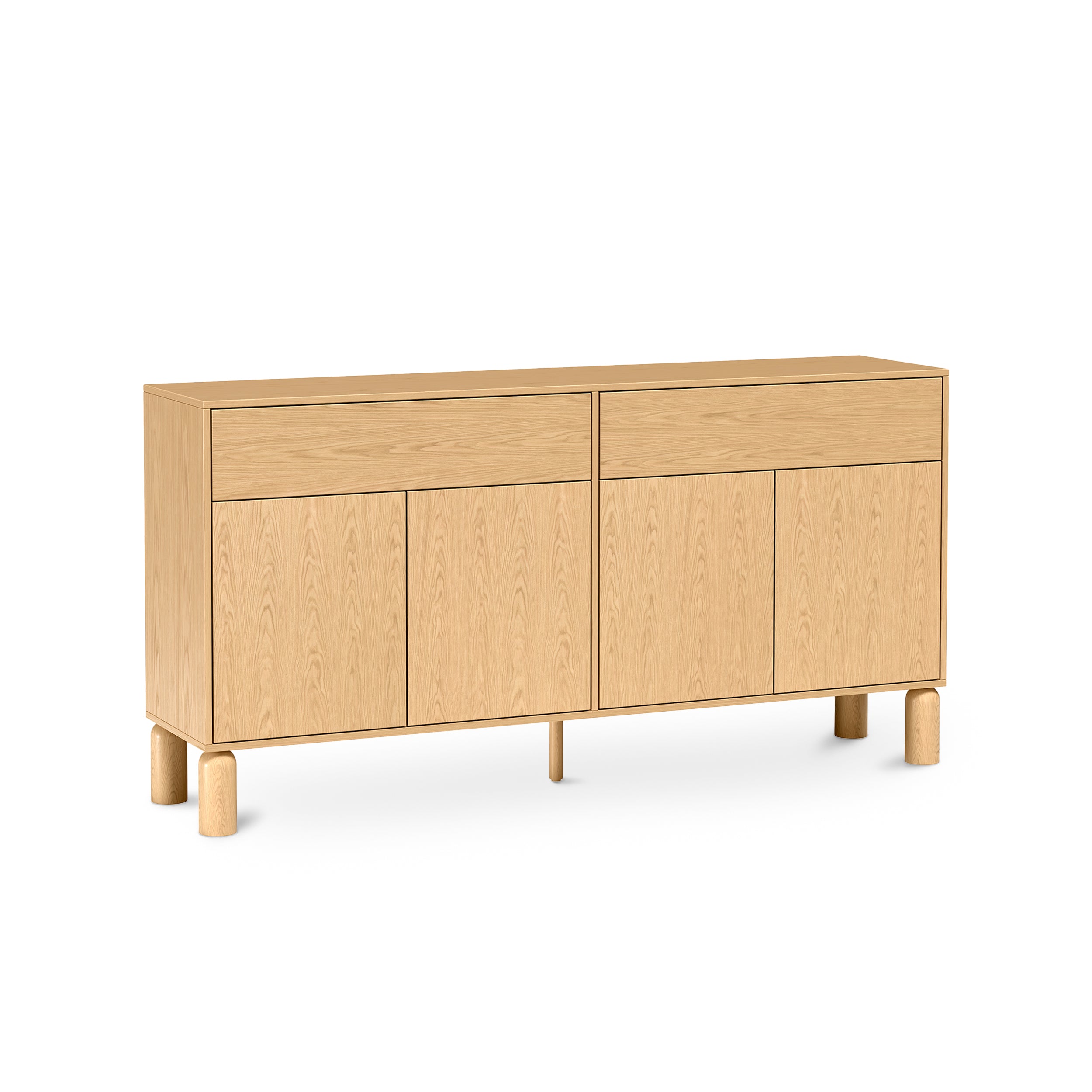 Komoda 4-drzwiowa 180x92 w stylu skandynawskim | FJORD