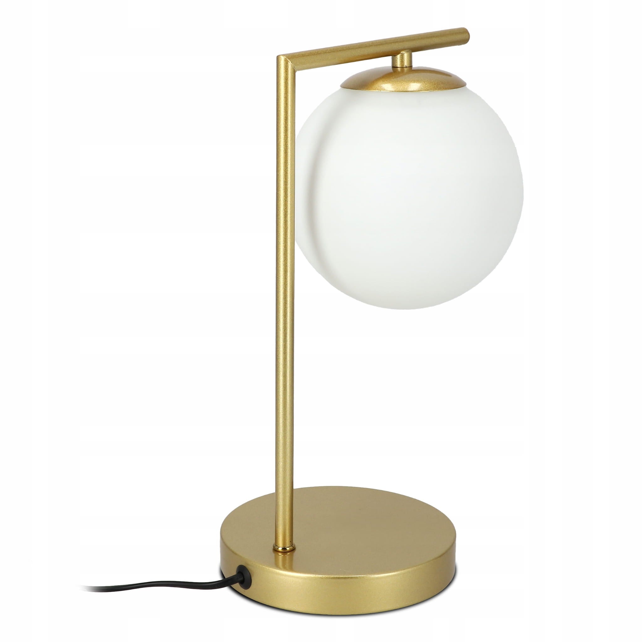 Lampka biurkowa z szklaną kulą w stylu eleganckim | Orbitella