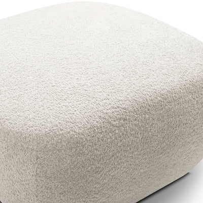 Pufa w stylu organic modern 75×39 cm, tkanina Abriamo | OLEMO