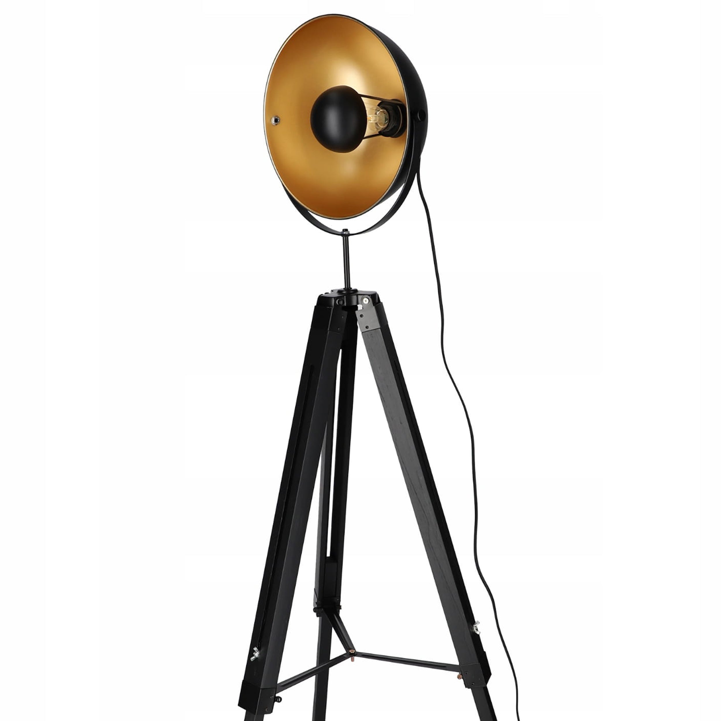 Lampa podłogowa reflektor na trójnogu w stylu retro | Reflecto