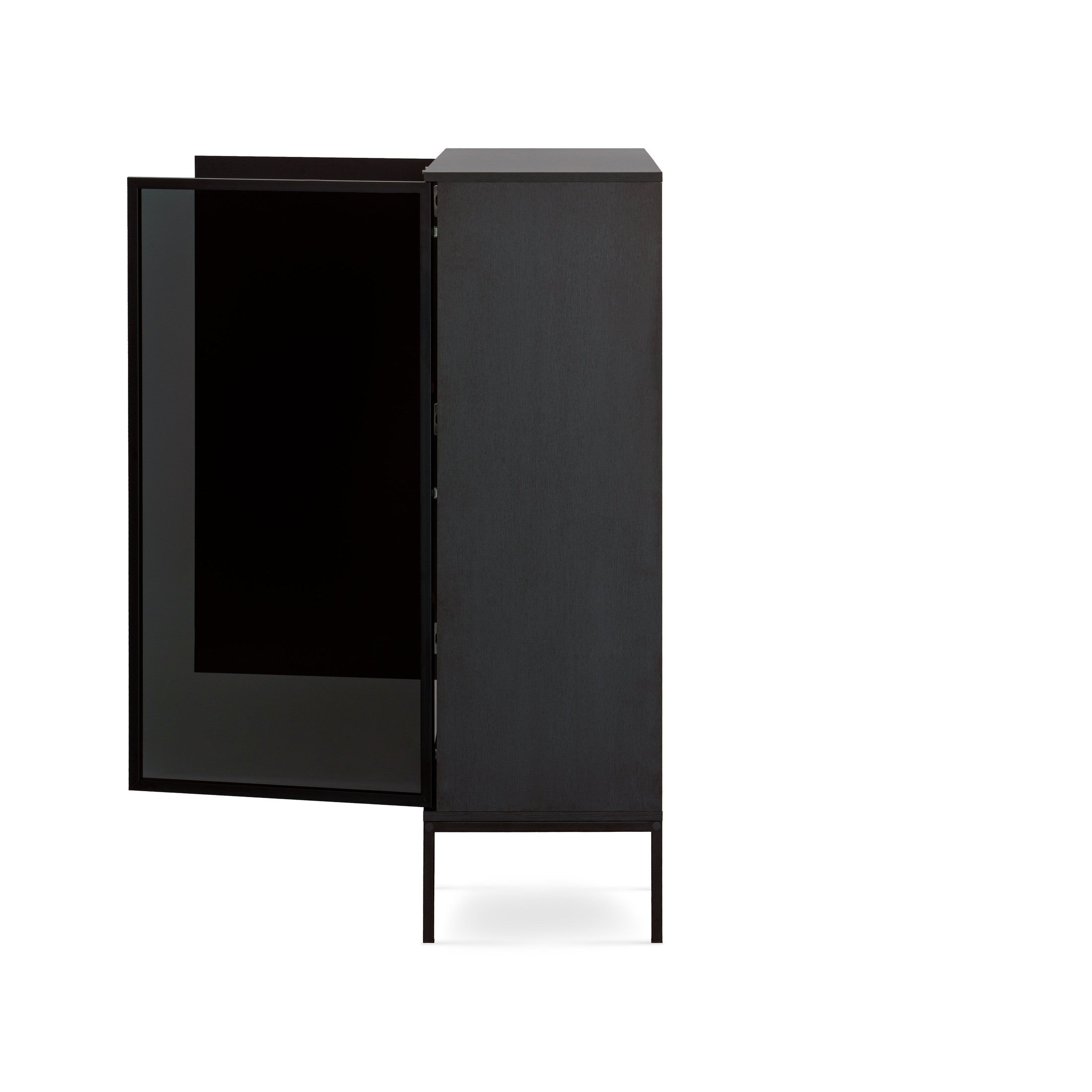 Komoda z drzwiami i szufladą 104x126 w stylu loft | Lampy