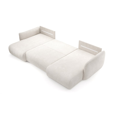 Narożnik Alloro U z funkcją spania o powierzchni 145x302 w stylu vintage – zdjęcie 7