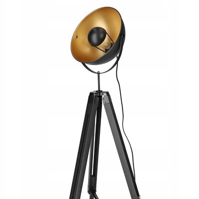 Lampa podłogowa reflektor na trójnogu w stylu retro | Reflecto