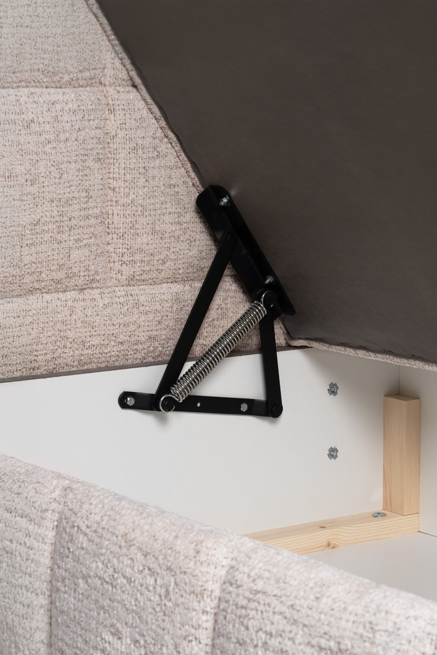 Łóżko kontynentalne z topperem i dwoma pojemnikami w stylu klasycznym | Domy