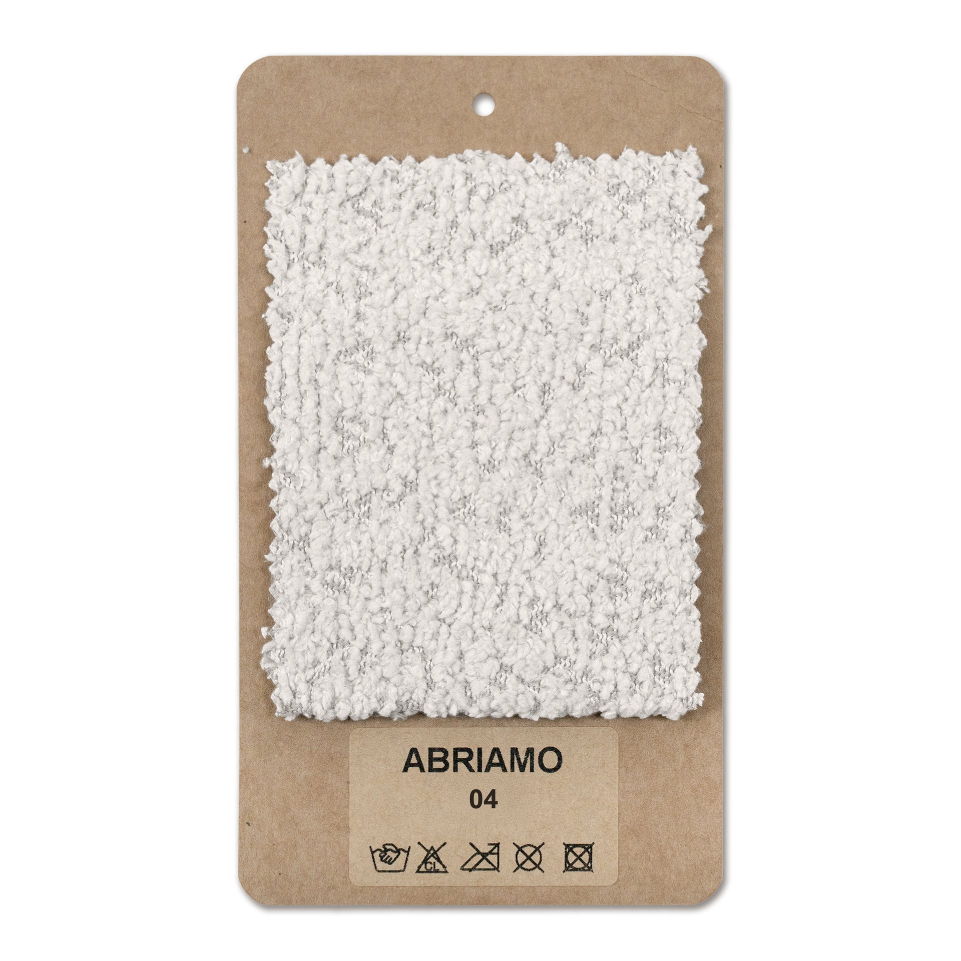 Próbnik tkanin Abriamo Poranna Biel