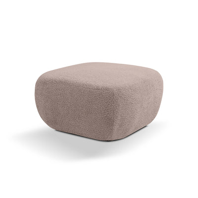 Pufa w stylu organic modern 75×39 cm, tkanina Abriamo | OLEMO Gliniany Beż (ABRIAMO 11)